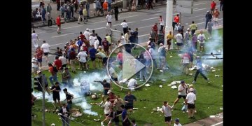 Video bạo động Euro 2016 Holigan giữa Anh và Nga